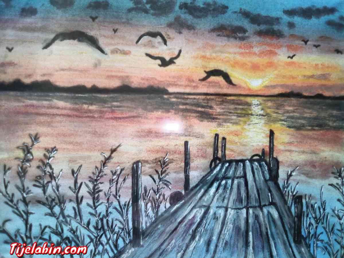 dessin au pastel sec