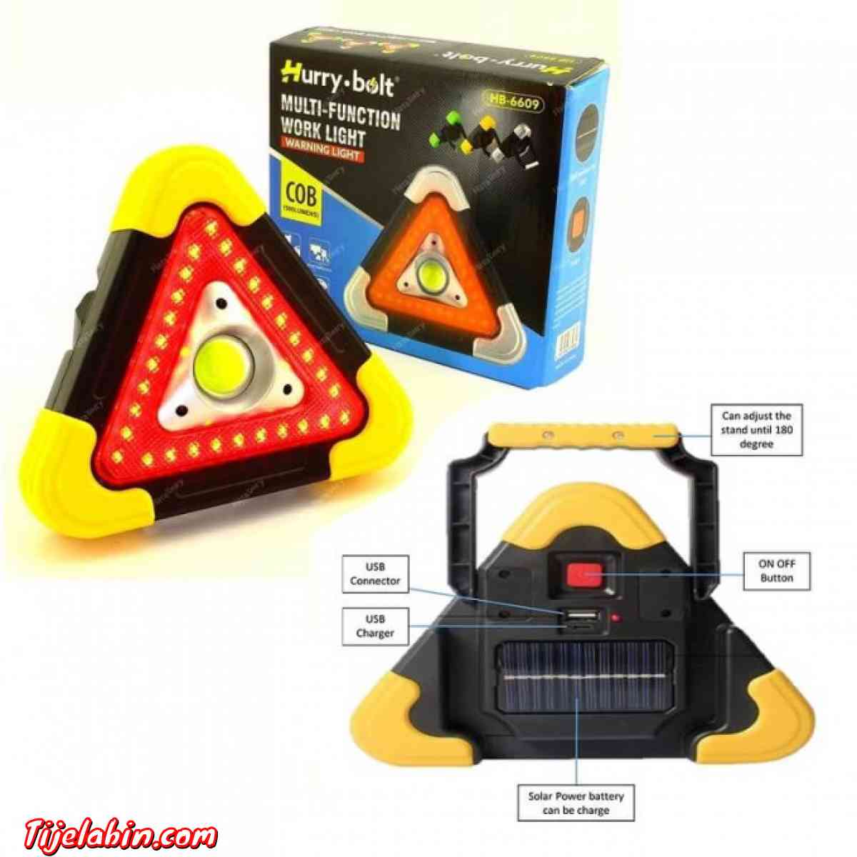 مصباح مثلث متعدد الوظائف