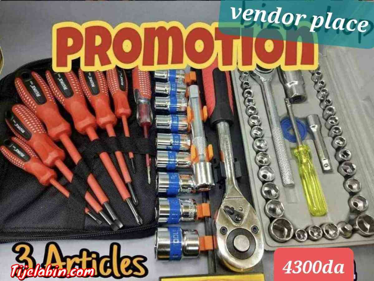 Pack 3 articles autillage pp19