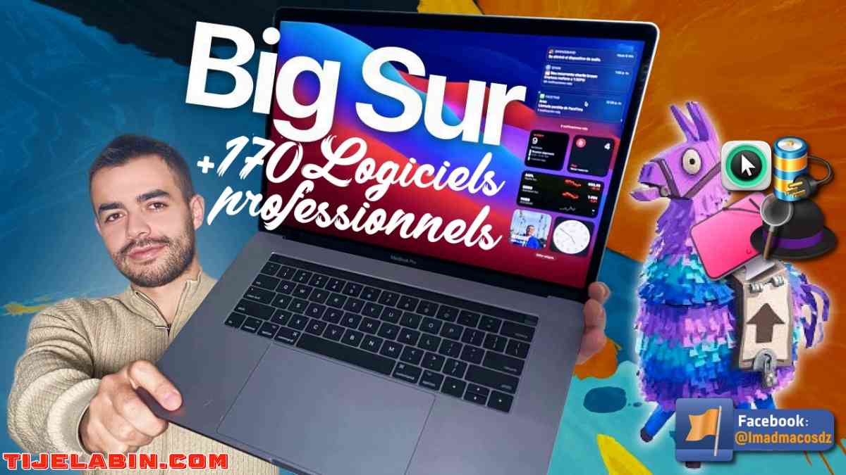 Systéme macOS Big Sur Bootable sur clé USB 32GB + 170 Logiciels Professionnel Bonus