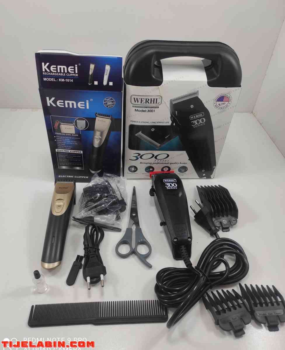 2 x Tondeuse professionnel 300 et KEMEI  séries