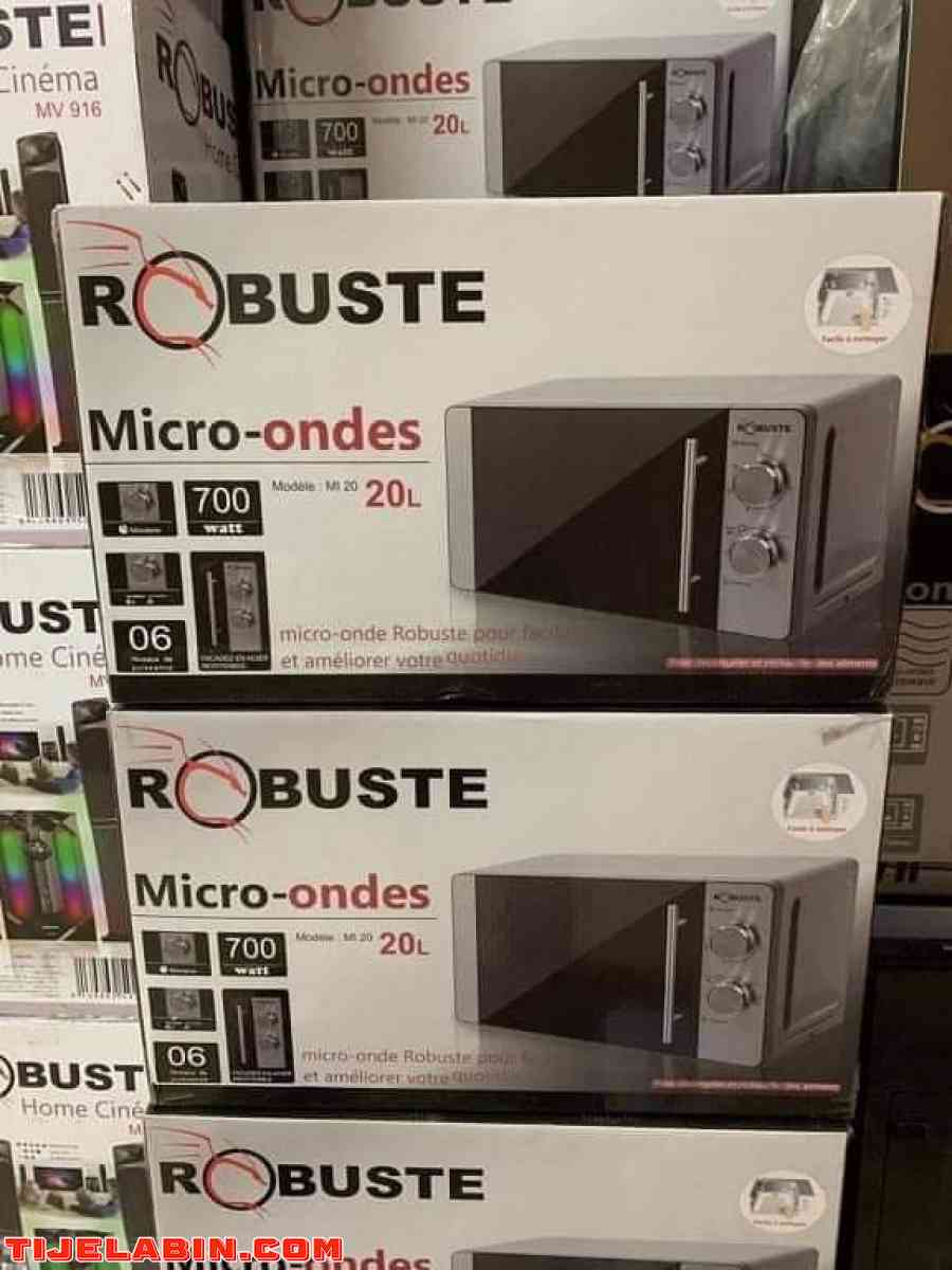 micro ondes 20L noir inox'