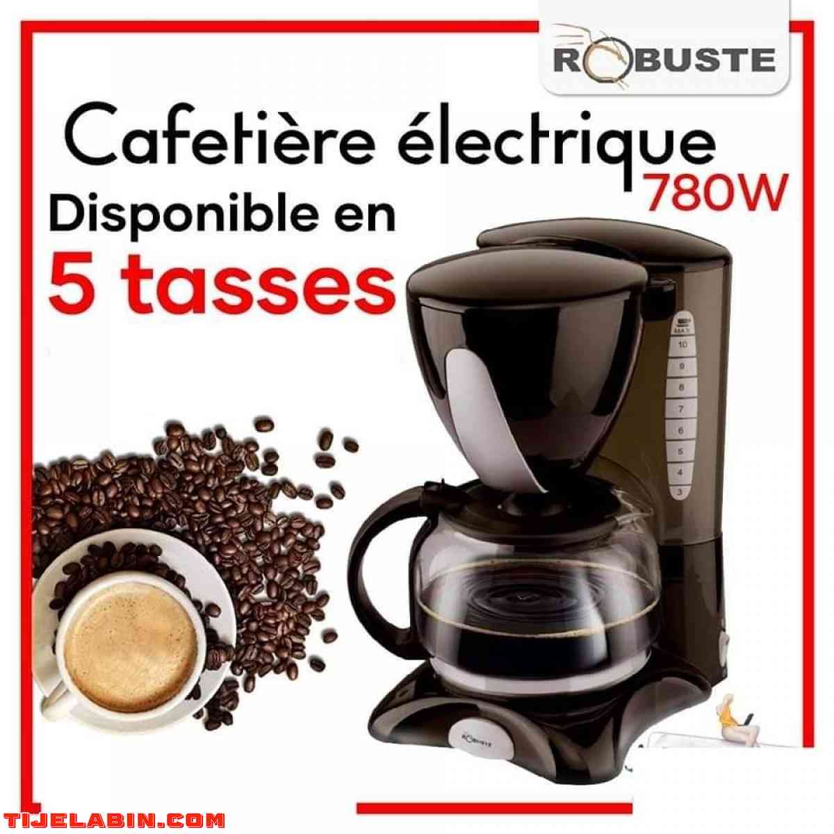 آلة تحضير القهوة  5 أكواب من علامة Robuste الشهيرة