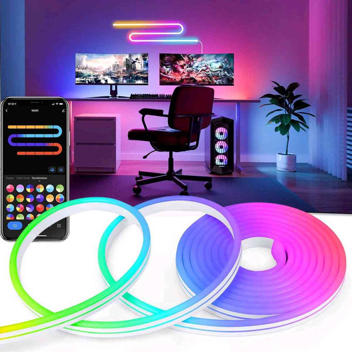 شريط إضاءة LEDذكي بلبلتوت