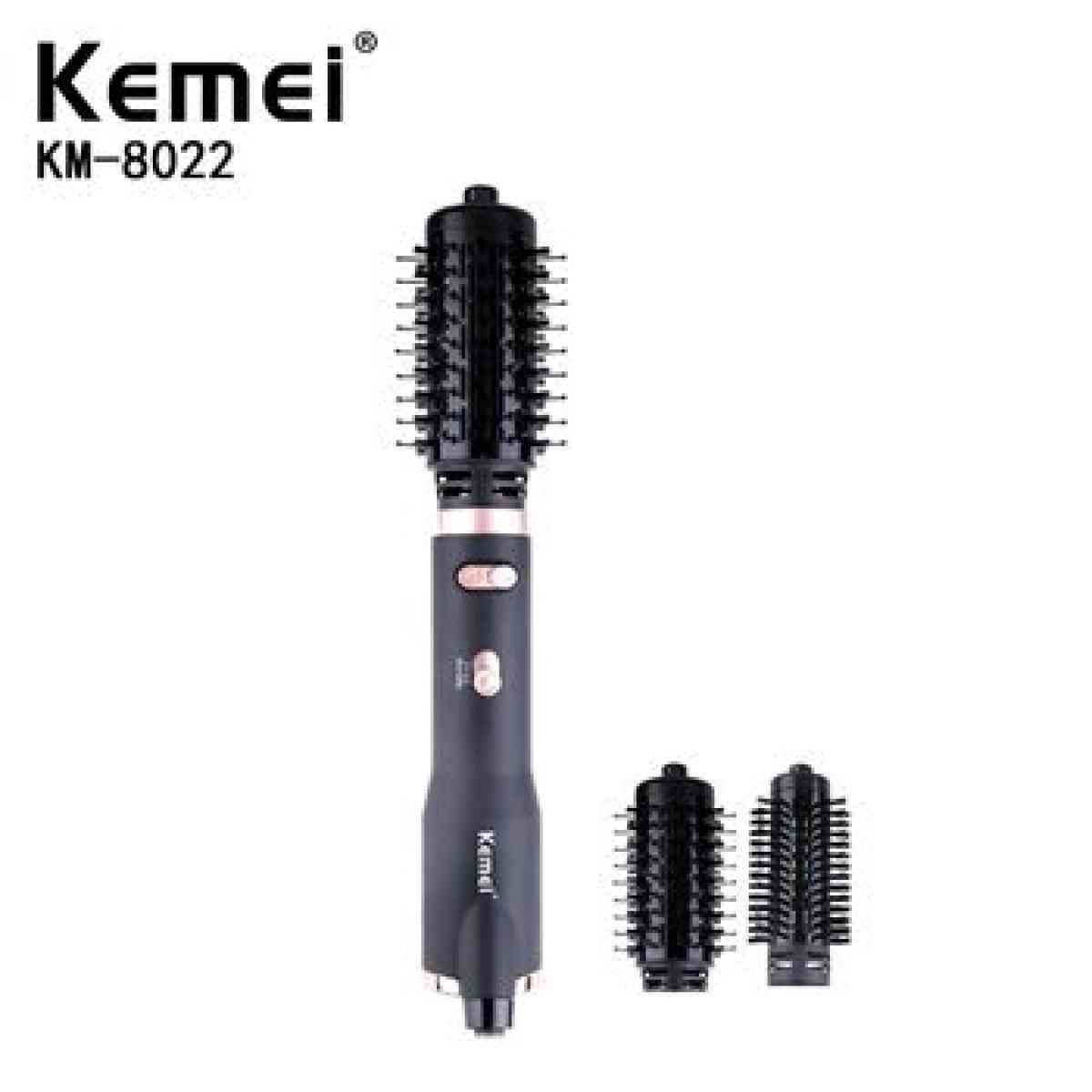 Brosse Kemei KM 8022 chauffante 2in1