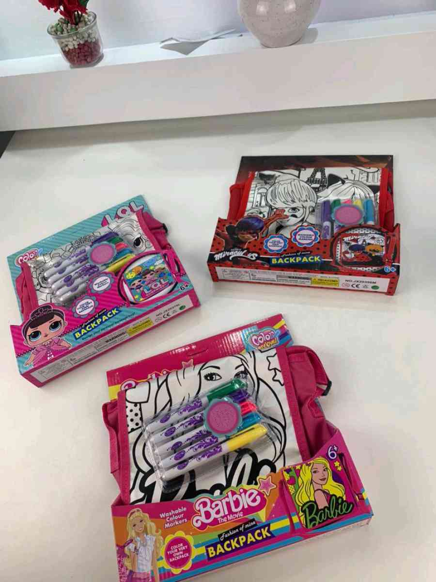 حقيبة تلوين للفتيات