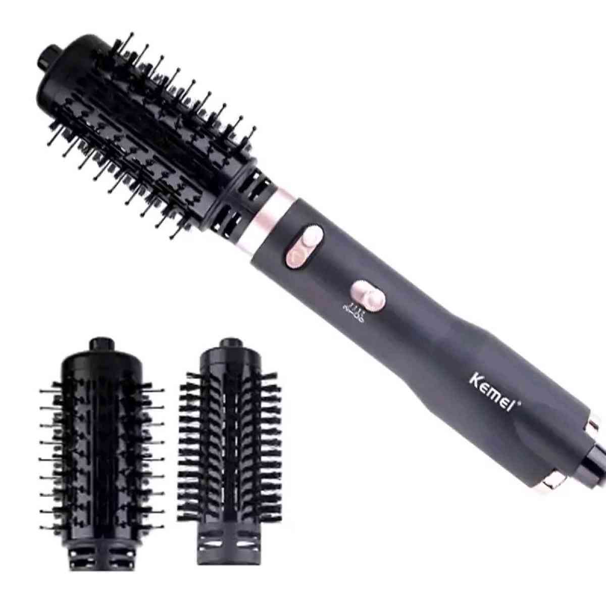 Brosse Kemei KM 8022 chauffante 2in1
