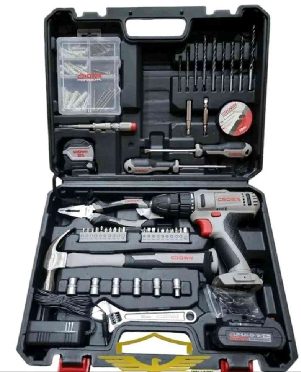 Visseuse accesoires 12v crown  126pcs