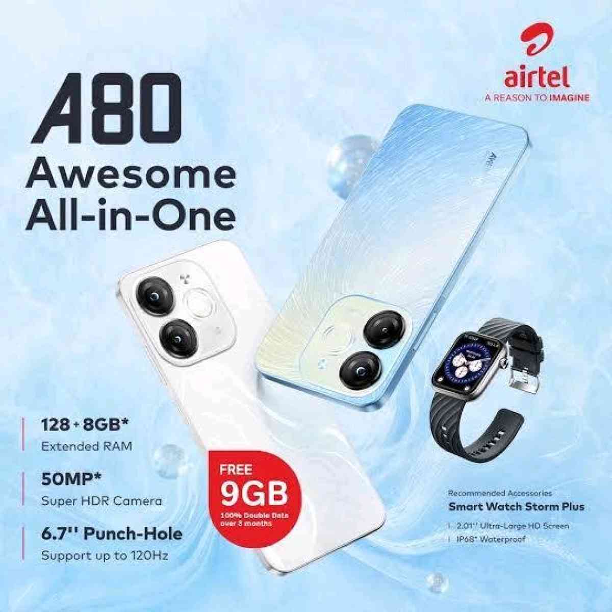 telephon Smartphone itel A80