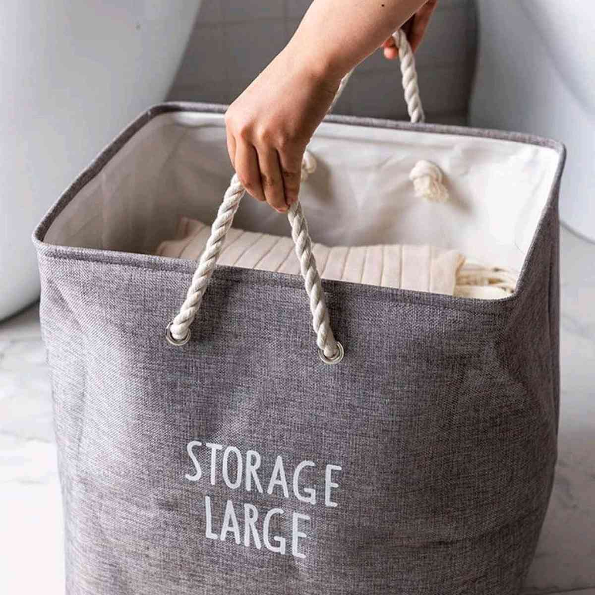 سلة لجمع ملابس غسيل